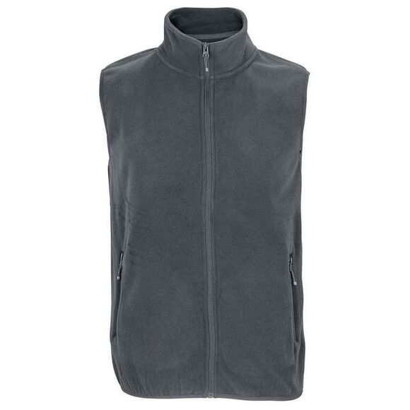 SOLS Unisex Adult Factor Microfleece Recycled Body Warmer / Charcoal - Picture 1 of 3